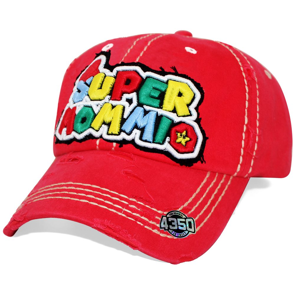 Foto 3 pulgar | Gorra Original Curva Pook Frase Super Mommi