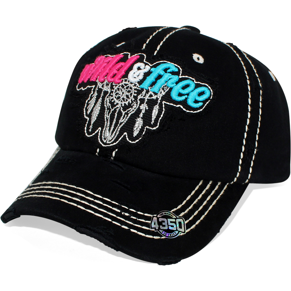Foto 1 | Gorra Original Curva Pook Frase Wild And Free