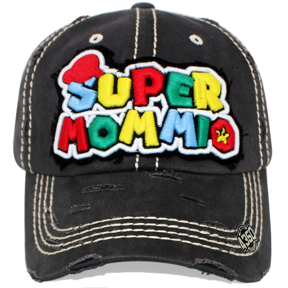 Foto 2 pulgar | Gorra Original Curva Pook Frase Super Mommi