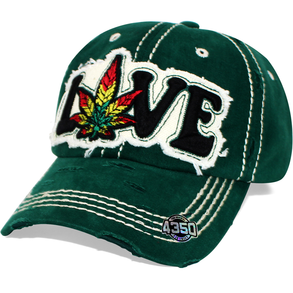 Foto 3 pulgar | Gorra Original Curva Pook Frasde Love Weed