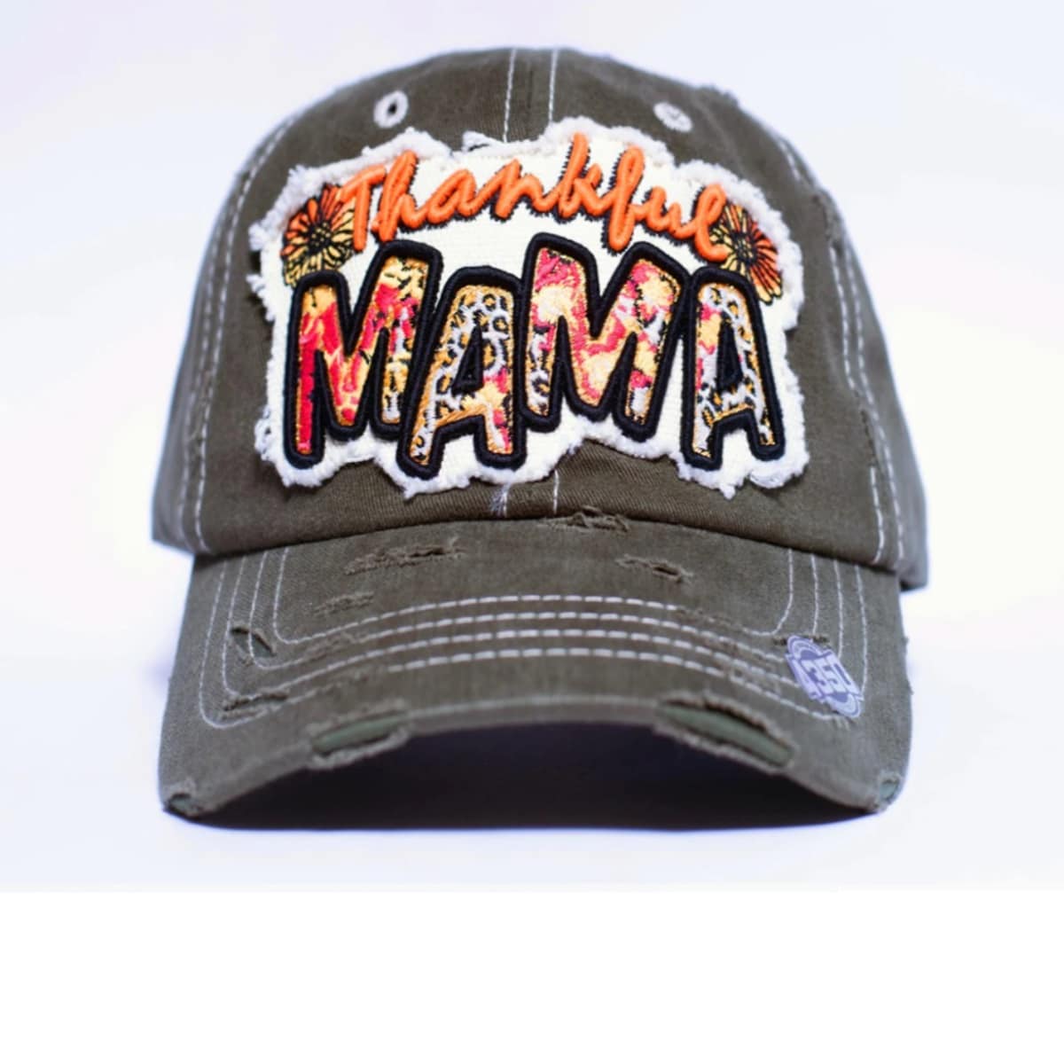 Gorra Original Curva Pook Frase Thankful Mamà $249