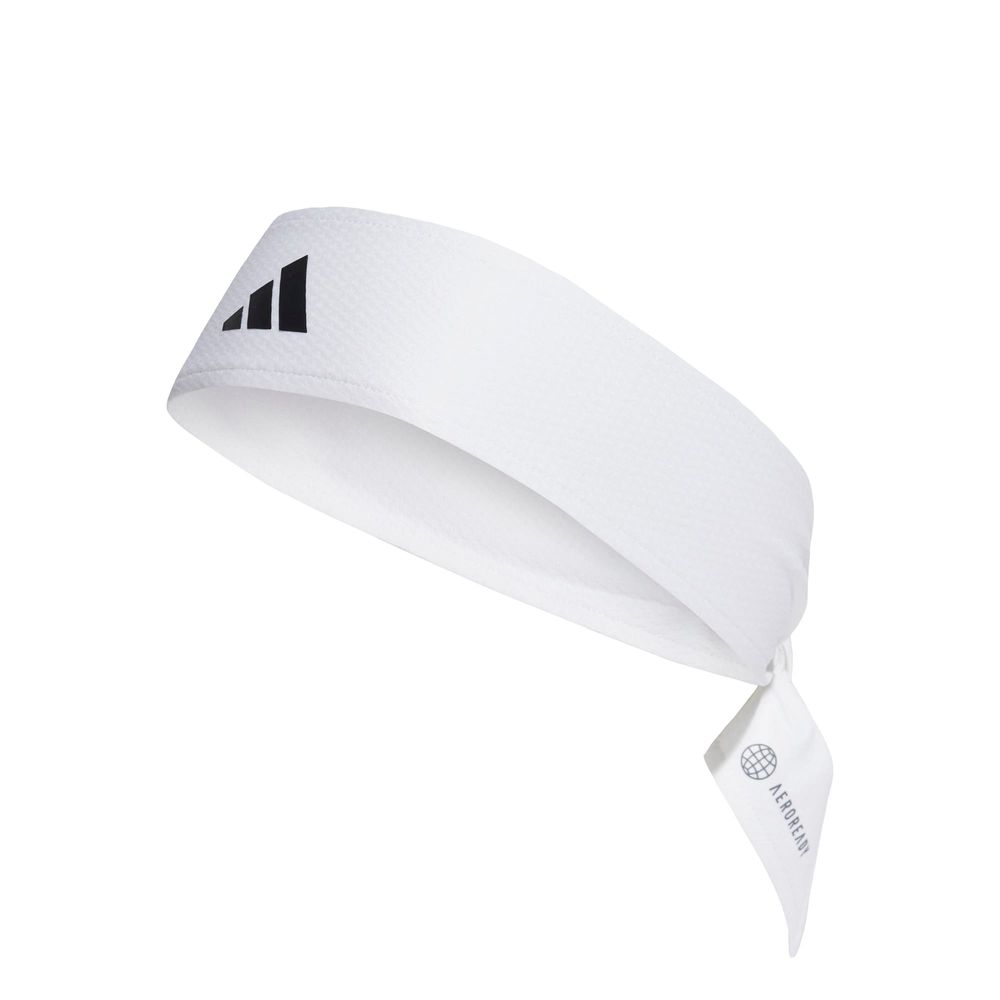 Banda de Sudor de Tenis Adidas Aeroready Blanco Unisex