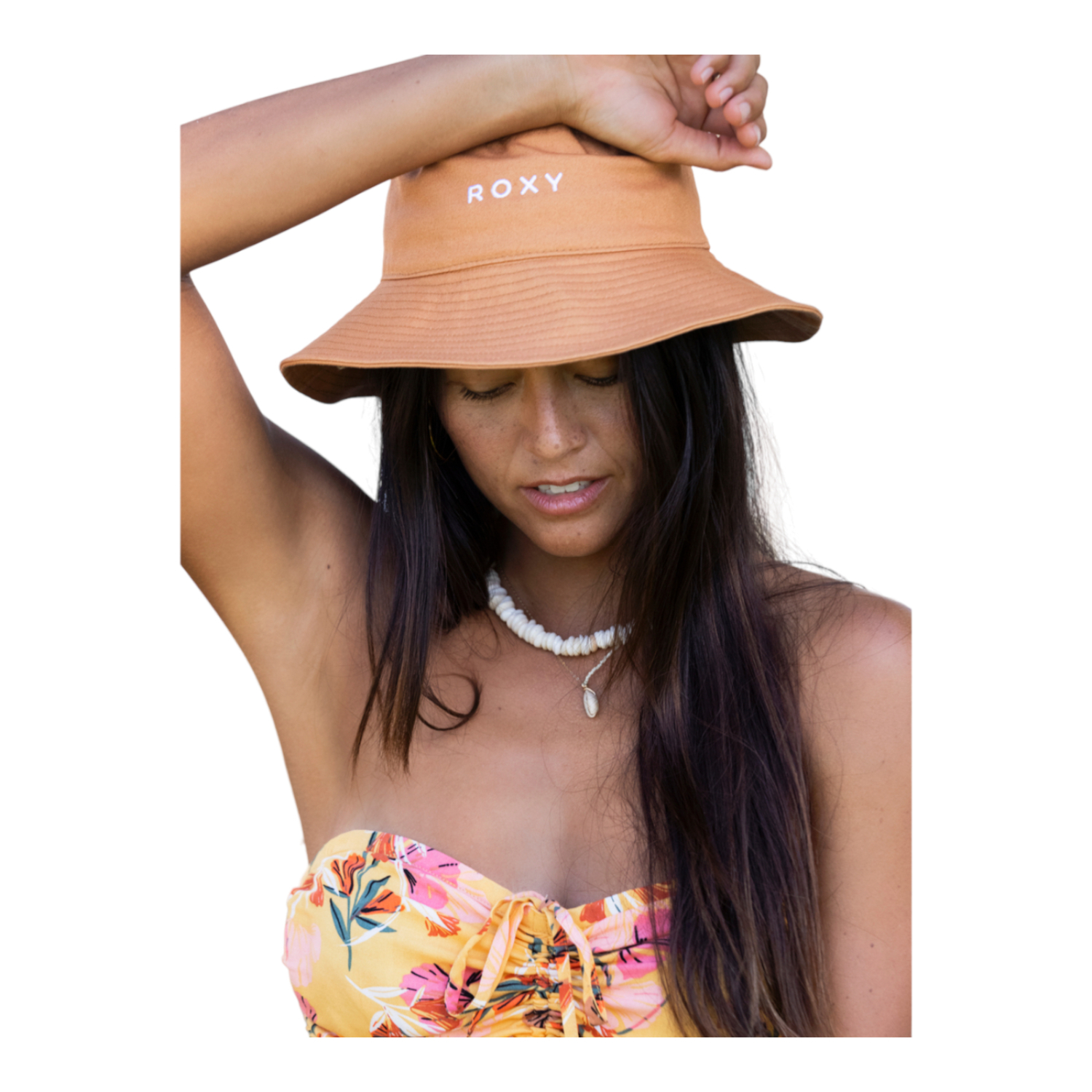 Foto 2 | Gorra Roxy Aloha Para Mujer Color Naranja Modelo Erjha04038ckn0