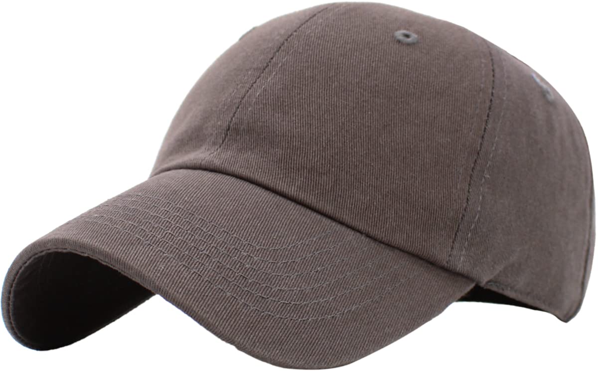 Foto 2 pulgar | Gorro De Papá Cap Kbethos Classic De Algodón Gris Oscuro - Venta Internacional.