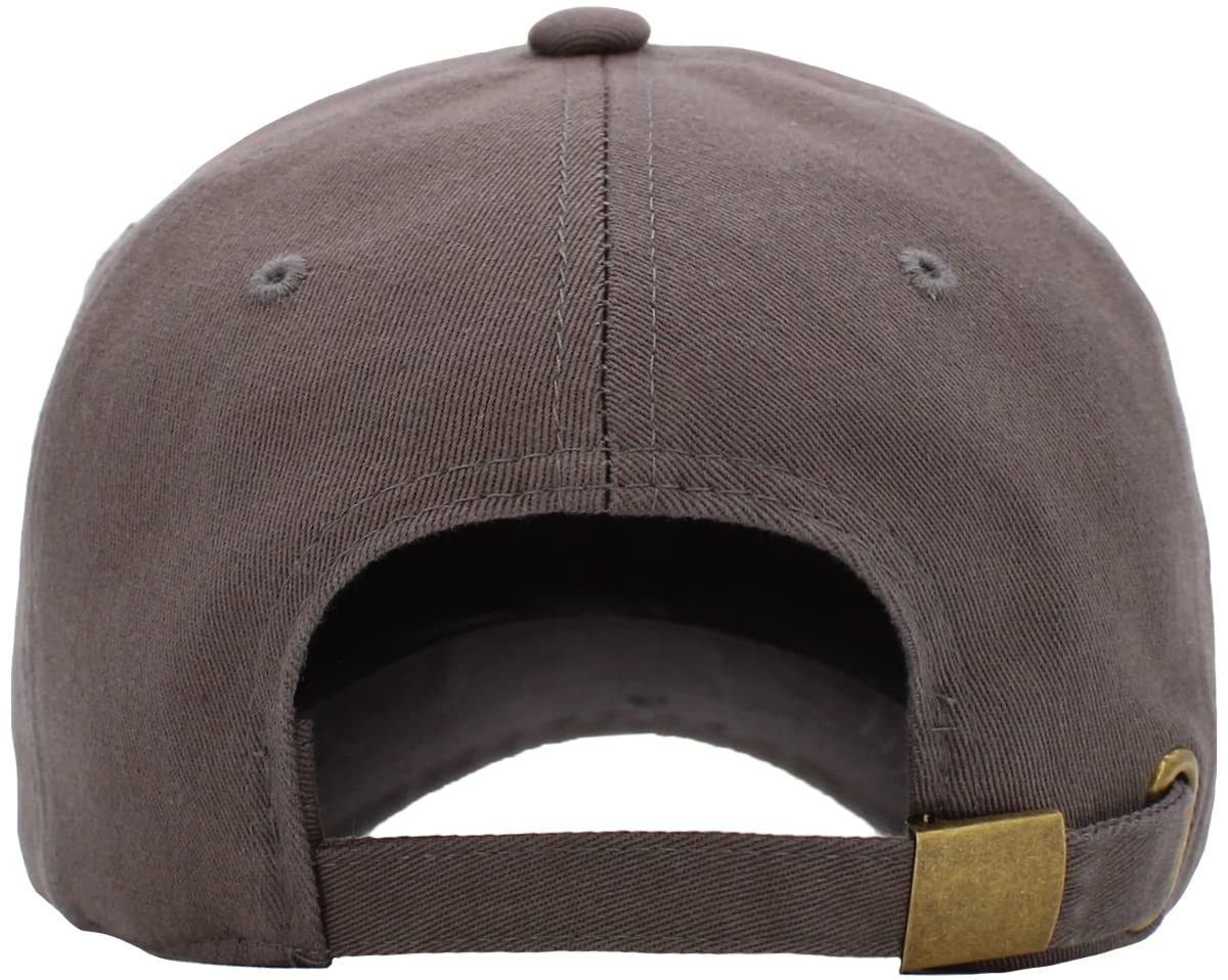 Foto 4 pulgar | Gorro De Papá Cap Kbethos Classic De Algodón Gris Oscuro - Venta Internacional.
