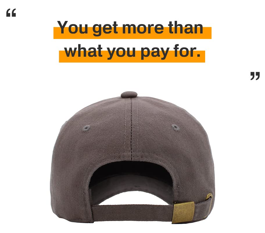 Foto 5 | Gorro De Papá Cap Kbethos Classic De Algodón Gris Oscuro - Venta Internacional.
