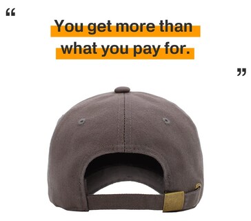 Foto 5 | Gorro De Papá Cap Kbethos Classic De Algodón Gris Oscuro - Venta Internacional.