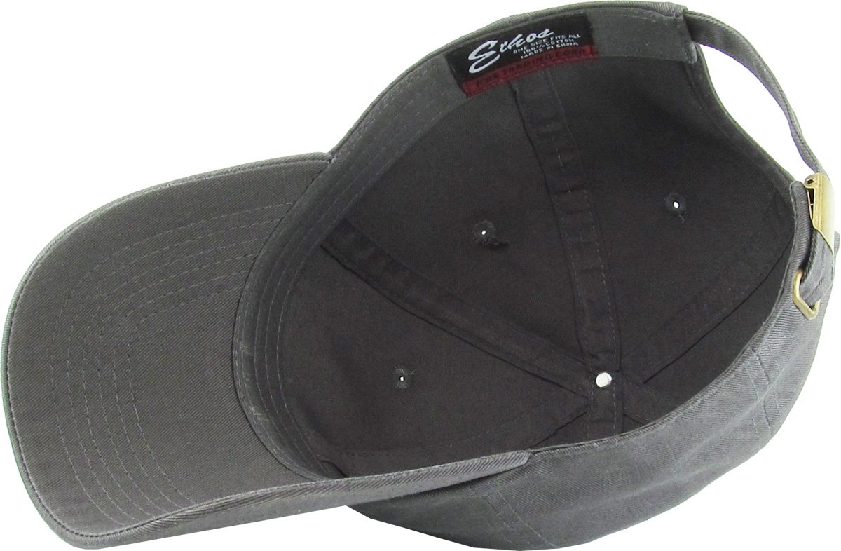 Foto 7 pulgar | Gorro De Papá Cap Kbethos Classic De Algodón Gris Oscuro - Venta Internacional.
