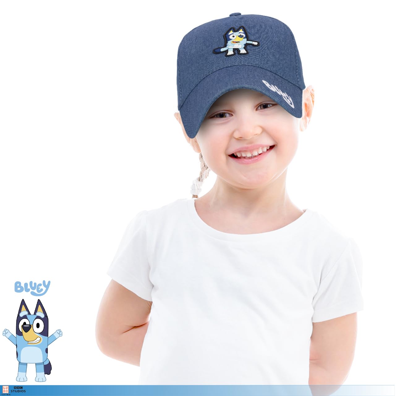 Foto 4 pulgar | Gorra De Béisbol Bluey Hat Ajustable Para Niños Pequeños, Algodón - Venta Internacional.