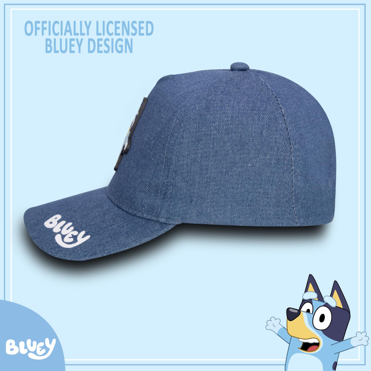 Foto 6 pulgar | Gorra De Béisbol Bluey Hat Ajustable Para Niños Pequeños, Algodón - Venta Internacional.