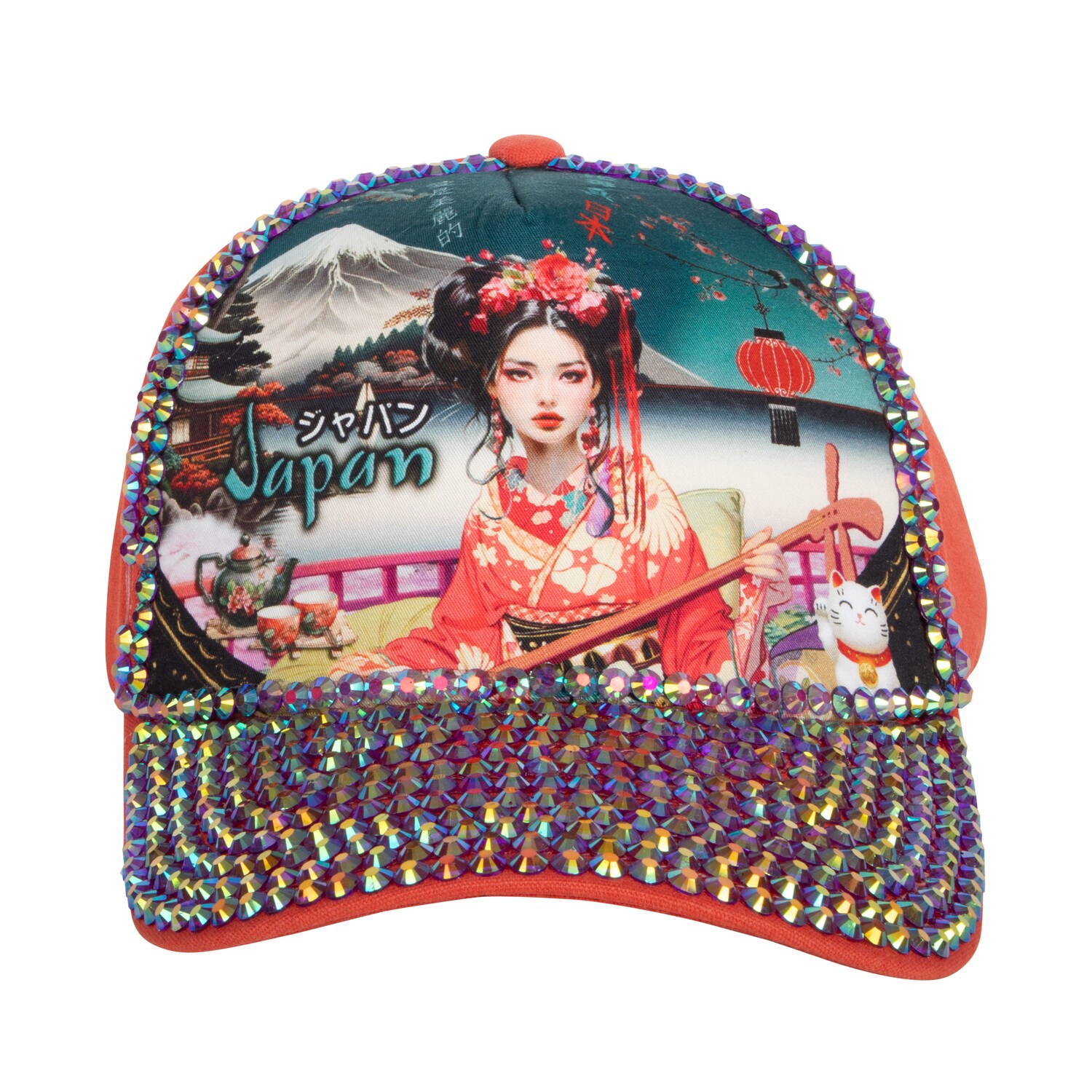 Gorra Nicole Lee Fashion Pedrería Estampada Akiko