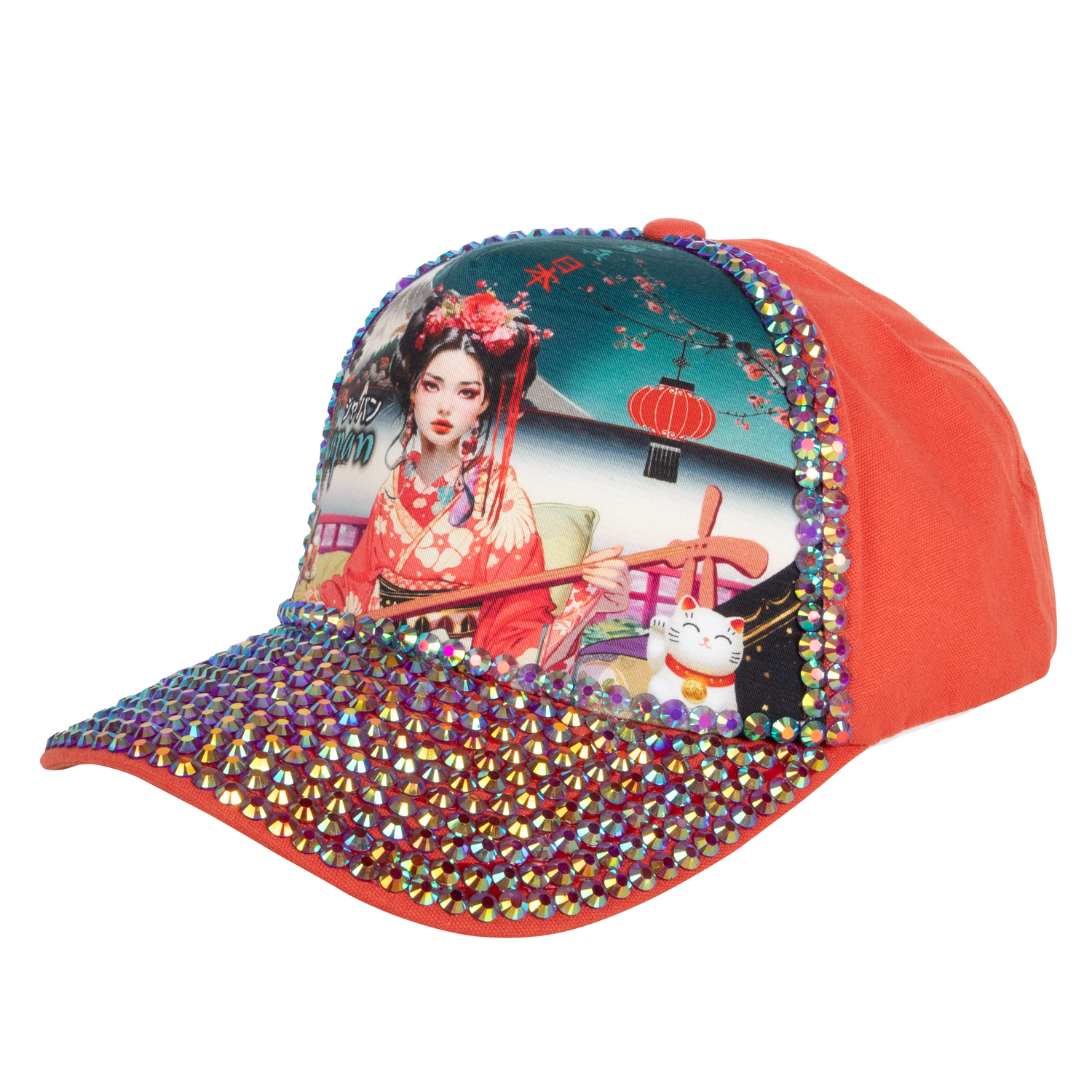 Foto 4 pulgar | Gorra Nicole Lee Fashion Pedrería Estampada Akiko