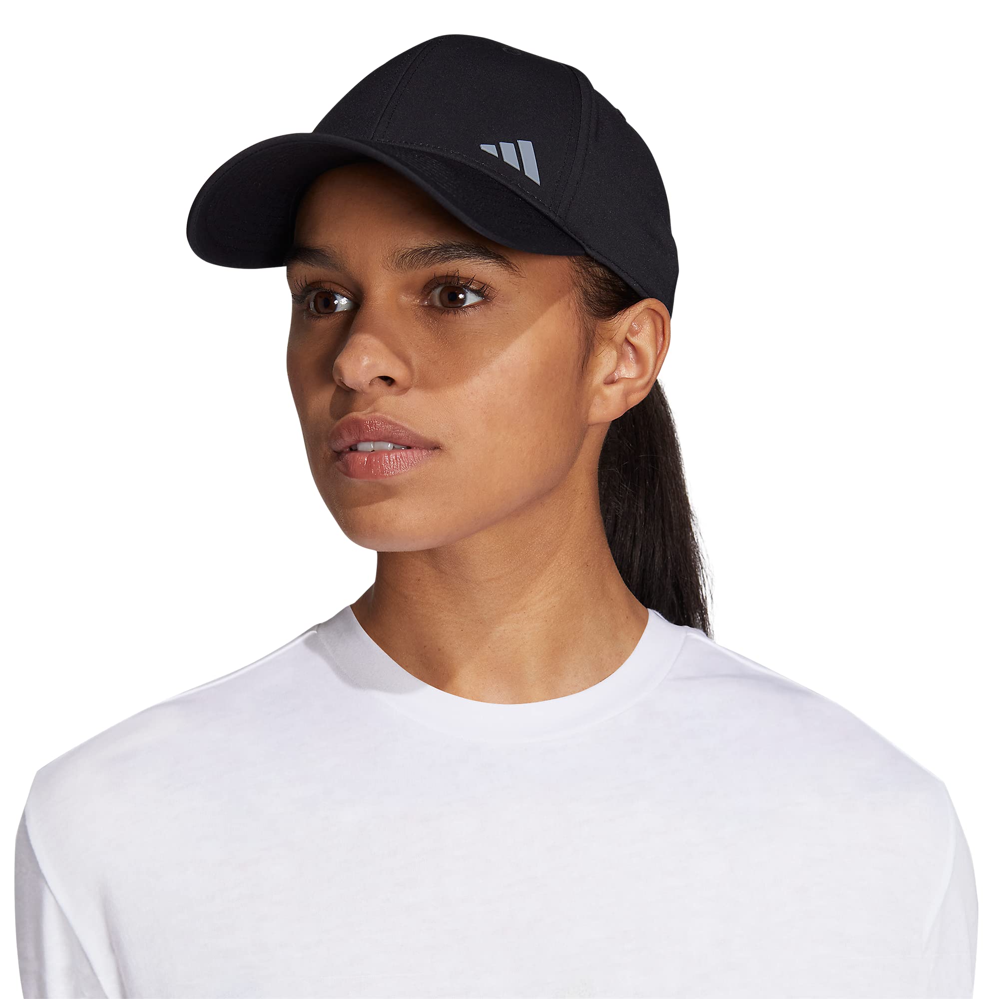Foto 5 | Gorra De Béisbol Adidas Para Mujer Con Forma De Cola De Caballo Sin Espalda, Color Negro - Venta Internacional.