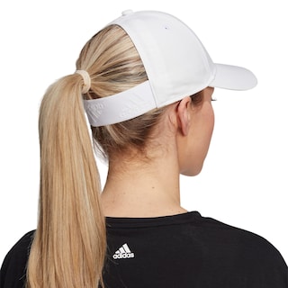 Foto 7 | Gorra De Béisbol Adidas Para Mujer Con Forma De Cola De Caballo Sin Espalda, Color Negro - Venta Internacional.