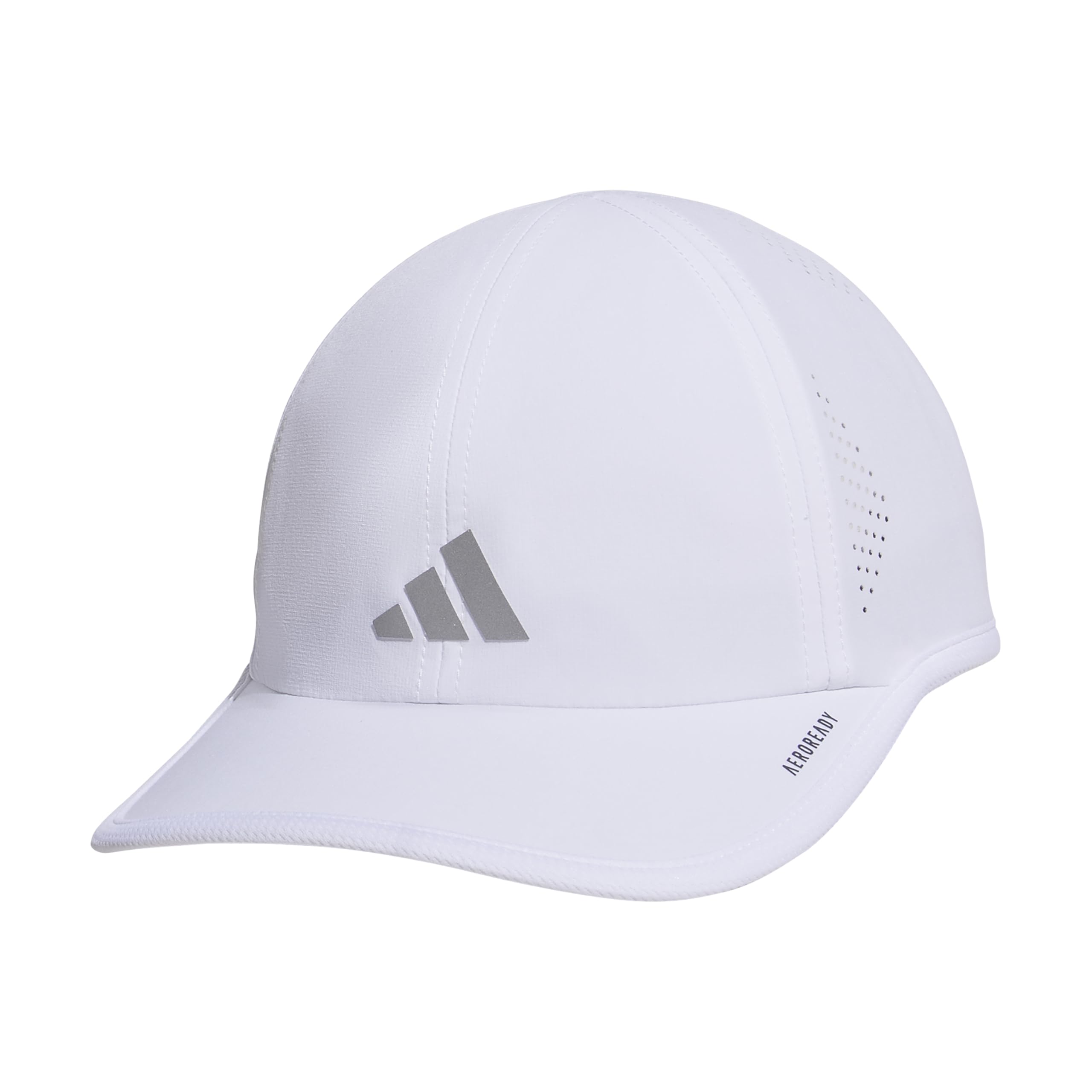 Foto 2 pulgar | Gorra Adidas Superlite Para Mujer Blanco/plateado Metalizado - Venta Internacional.