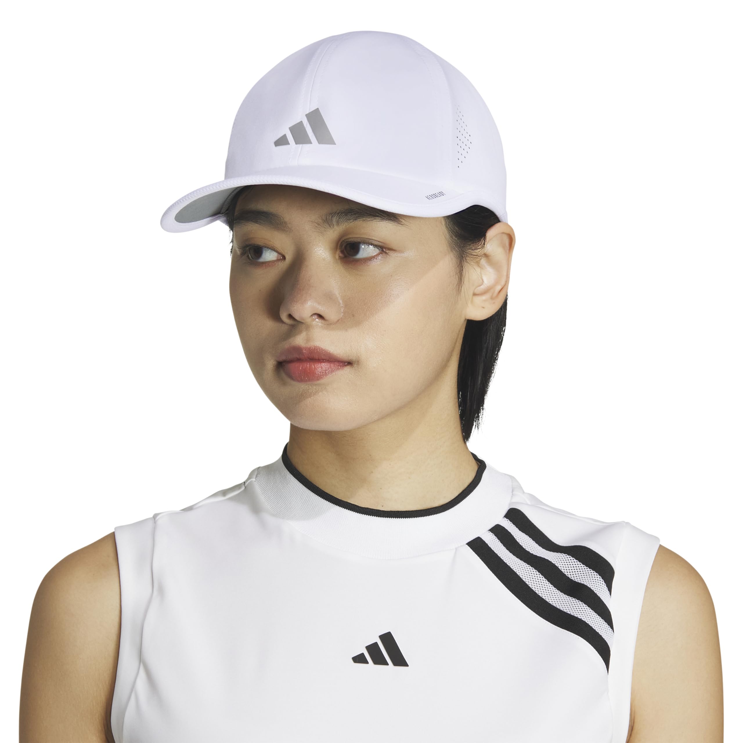 Foto 6 pulgar | Gorra Adidas Superlite Para Mujer Blanco/plateado Metalizado - Venta Internacional.