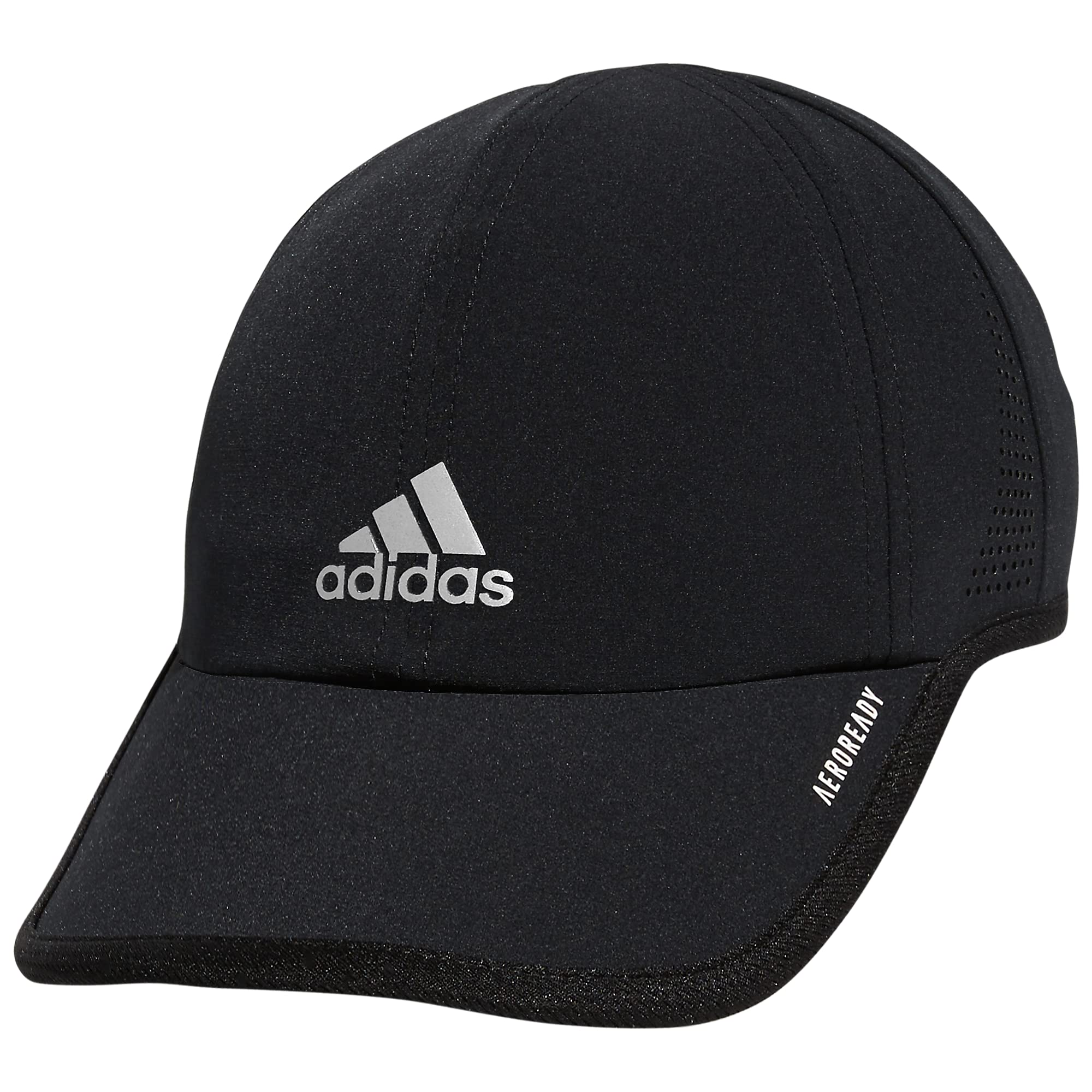 Foto 2 pulgar | Gorra Adidas Superlite Para Mujer, Ajuste Holgado, Ajustable, Negra - Venta Internacional.