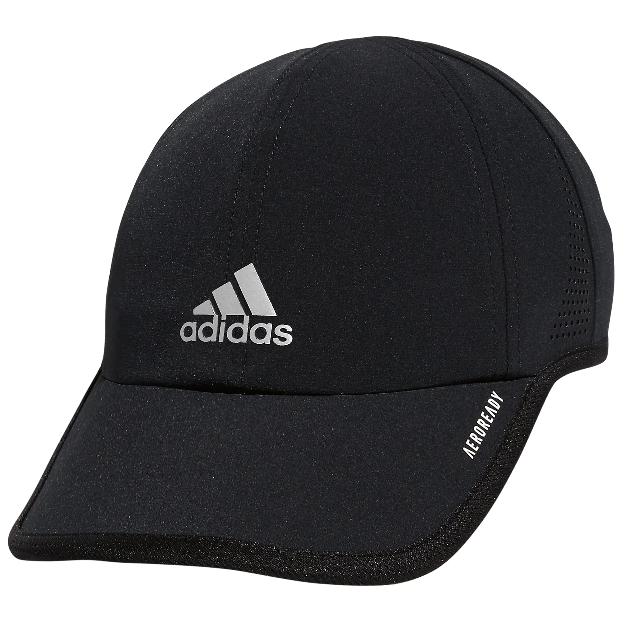 Gorra Adidas Superlite Para Mujer, Ajuste Holgado, Ajustable, Negra - Venta Internacional.