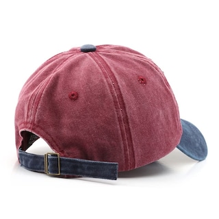 Foto 4 | Gorra De Béisbol Unisex Con Bordado De Hojas De Arce Lavadas - Venta Internacional.