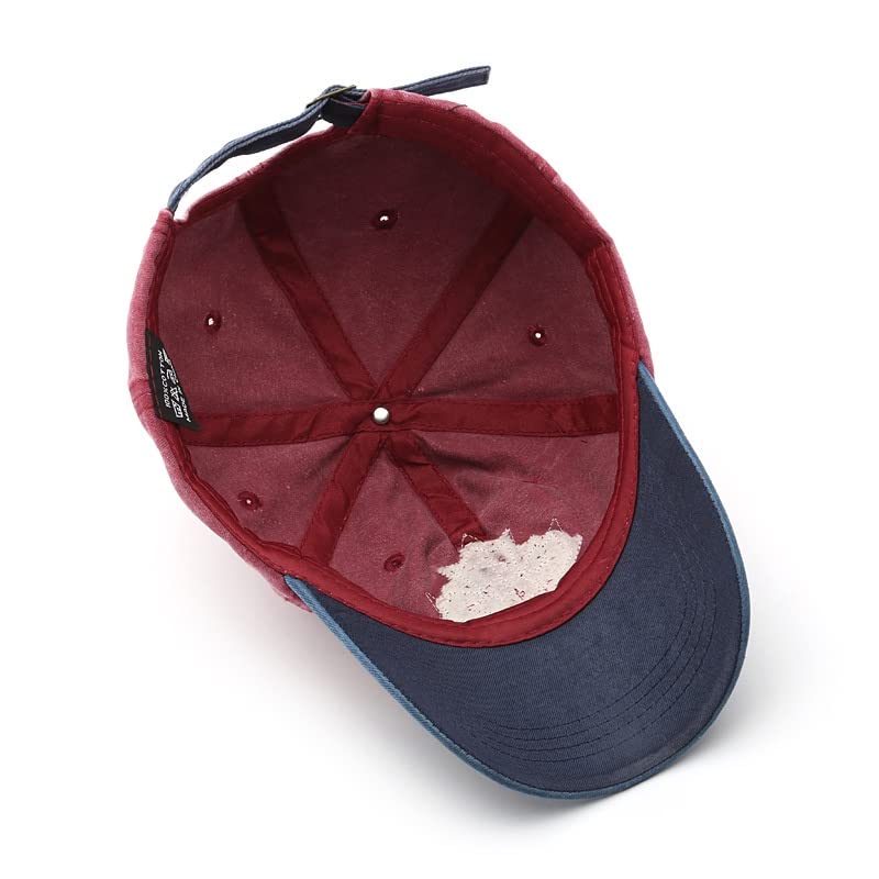 Foto 6 pulgar | Gorra De Béisbol Unisex Con Bordado De Hojas De Arce Lavadas - Venta Internacional.