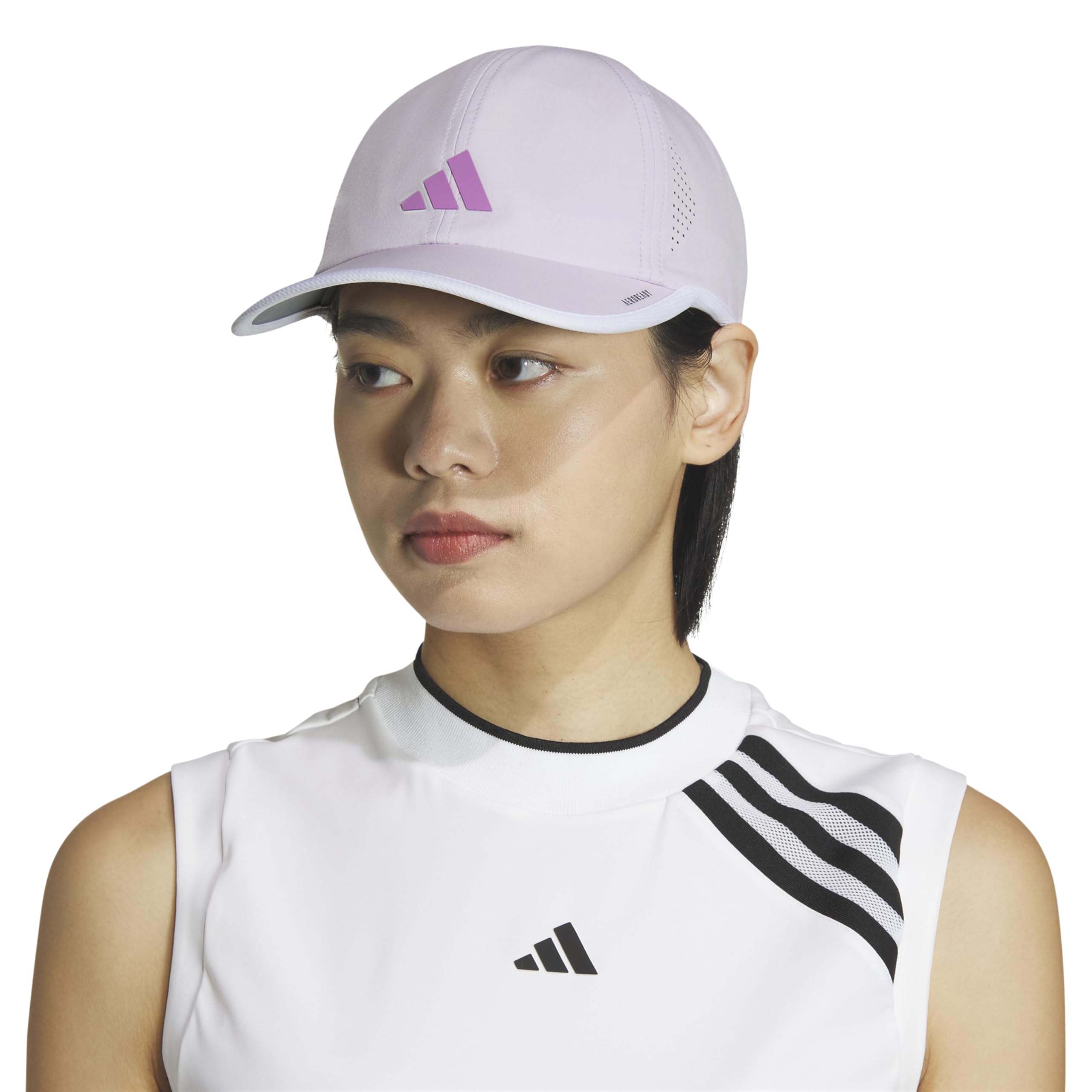 Foto 6 pulgar | Gorra Adidas Superlite Para Mujer, De Corte Relajado, Para Entrenamiento, Color Lavanda - Venta Internacional.