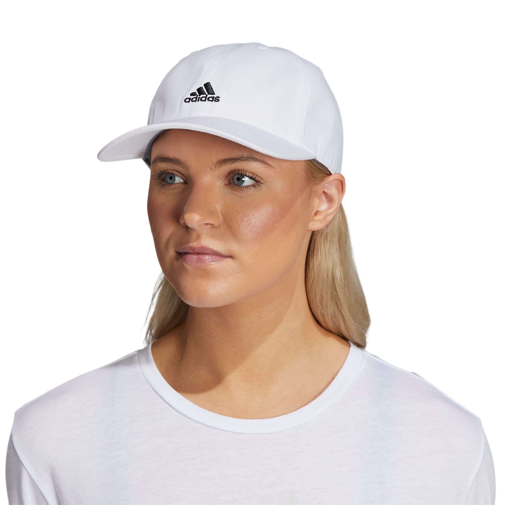 Foto 5 | Gorra De Béisbol Adidas Saturday Hat Para Mujer, Blanco/negro - Venta Internacional.