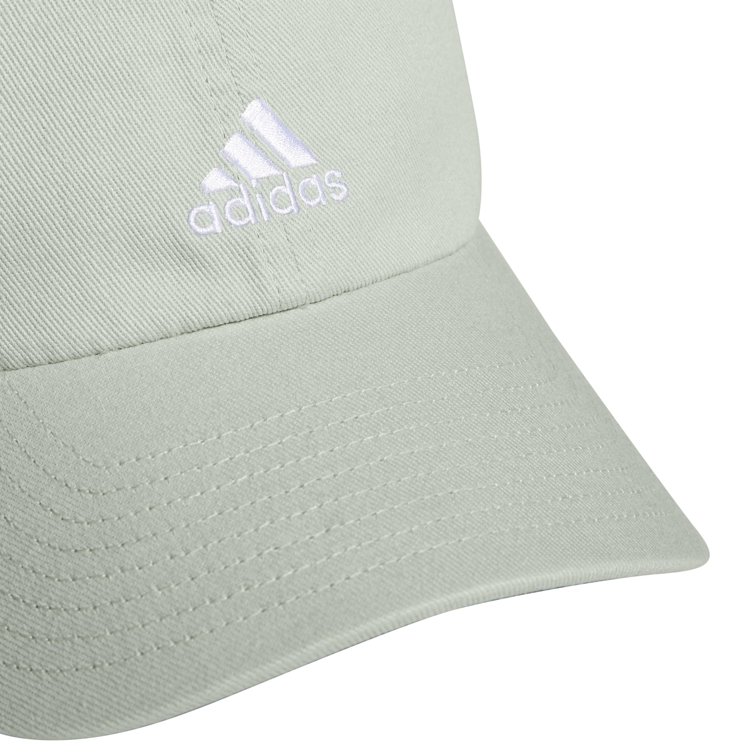 Foto 4 pulgar | Gorra Adidas Saturday Para Mujer, Corte Holgado, Lino Verde/blanco - Venta Internacional.