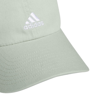 Foto 3 | Gorra Adidas Saturday Para Mujer, Corte Holgado, Lino Verde/blanco - Venta Internacional.