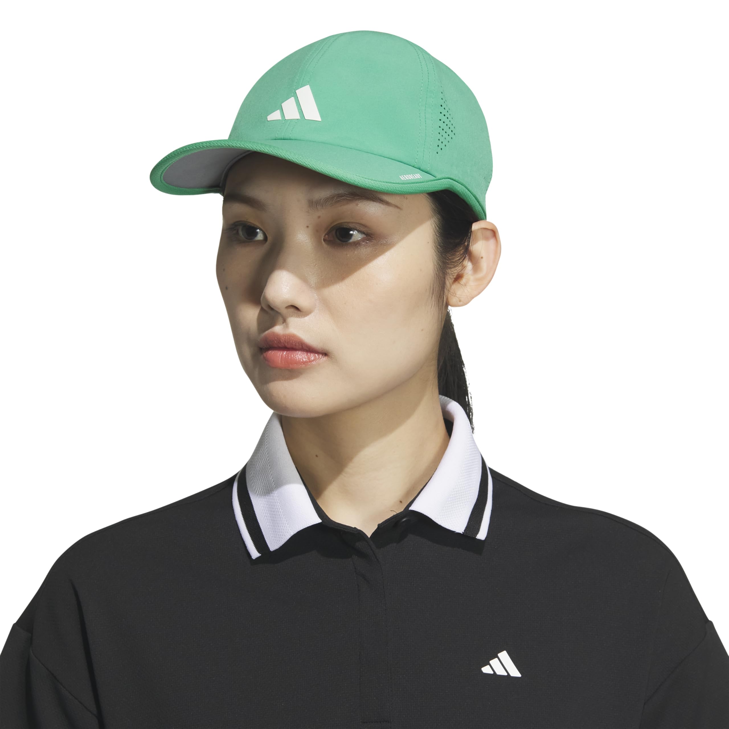 Foto 6 pulgar | Gorra Adidas Superlite Para Mujer, Corte Relajado, Color Verde Y Blanco - Venta Internacional.