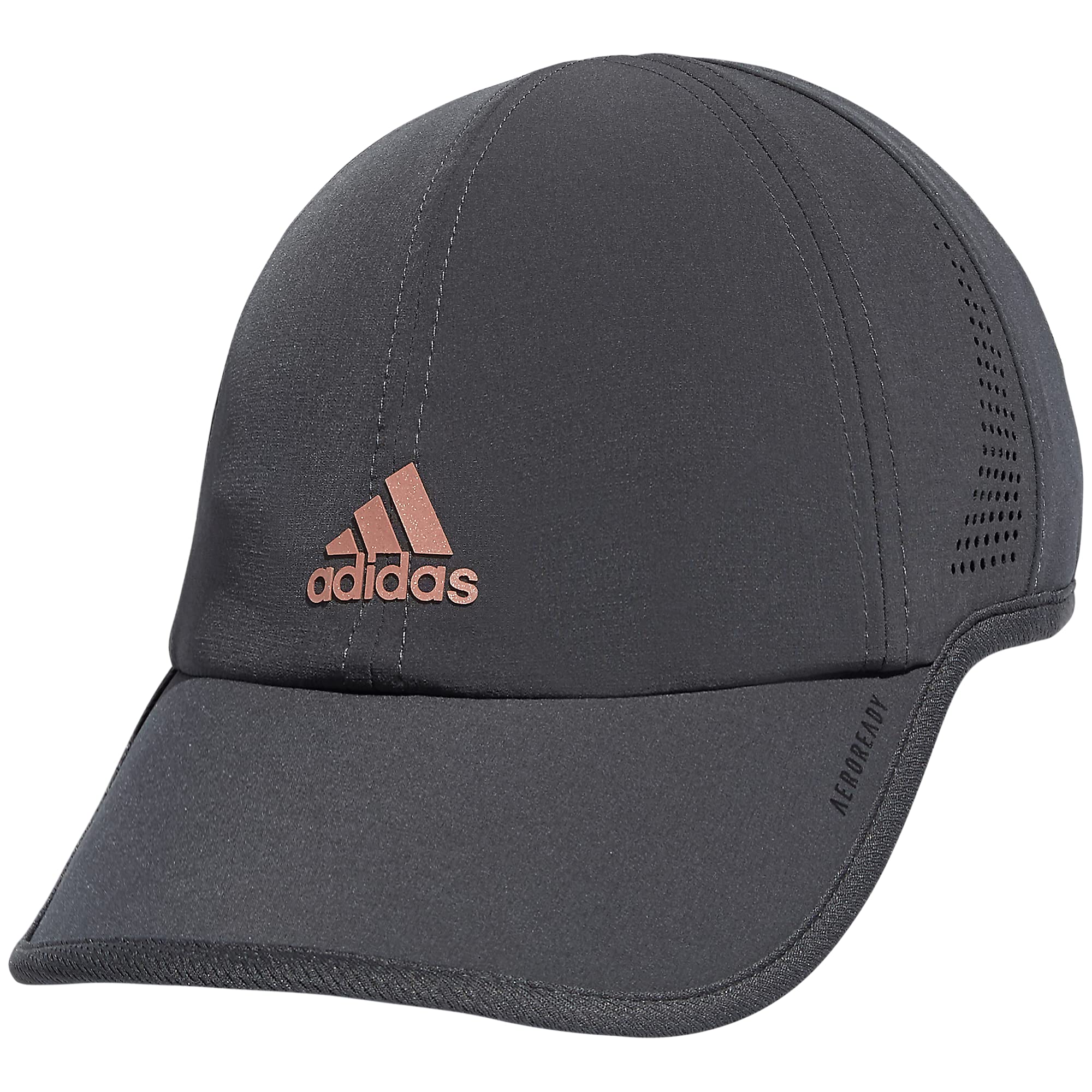 Foto 2 pulgar | Gorra Adidas Superlite Para Mujer, Ajuste Relajado, Color Gris Y Rosa - Venta Internacional.