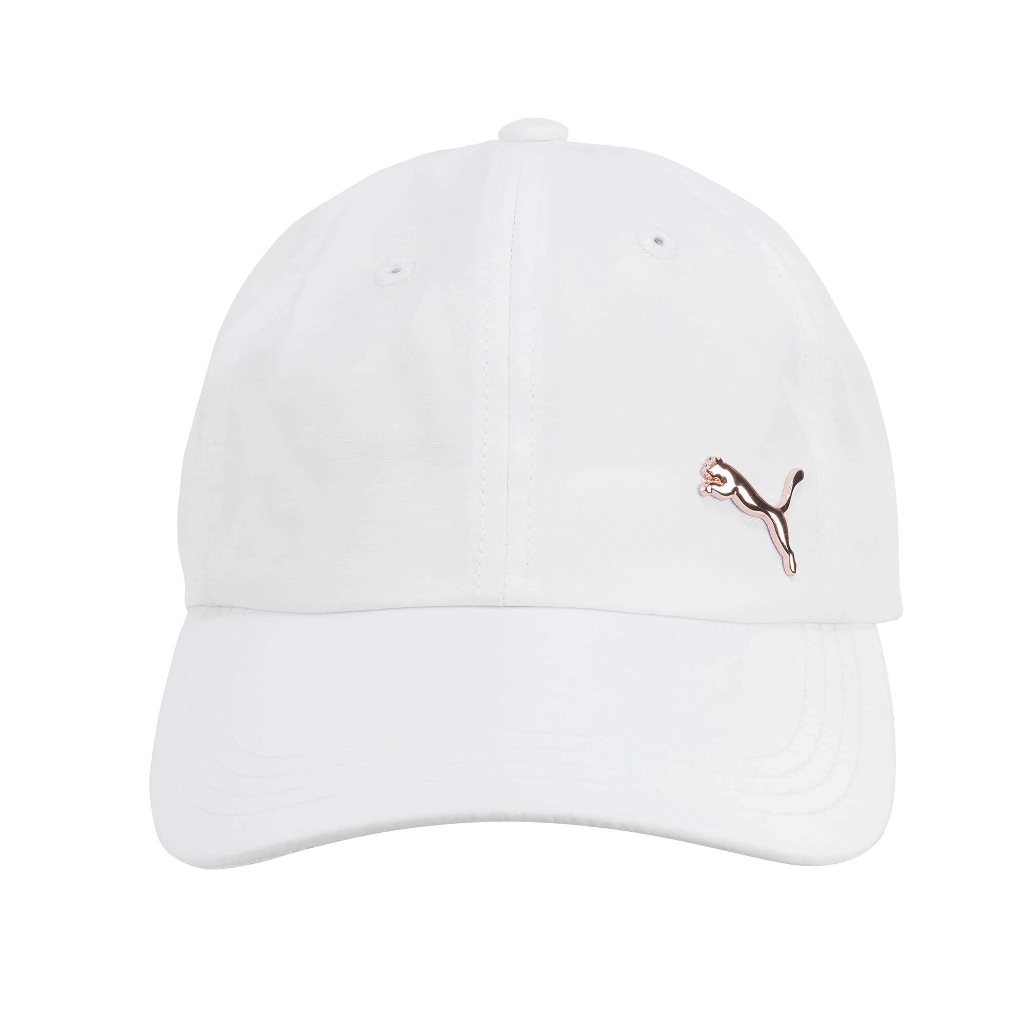 Foto 2 pulgar | Gorra De Béisbol Puma Evercat Opal Para Mujer Blanca/dorada - Venta Internacional.