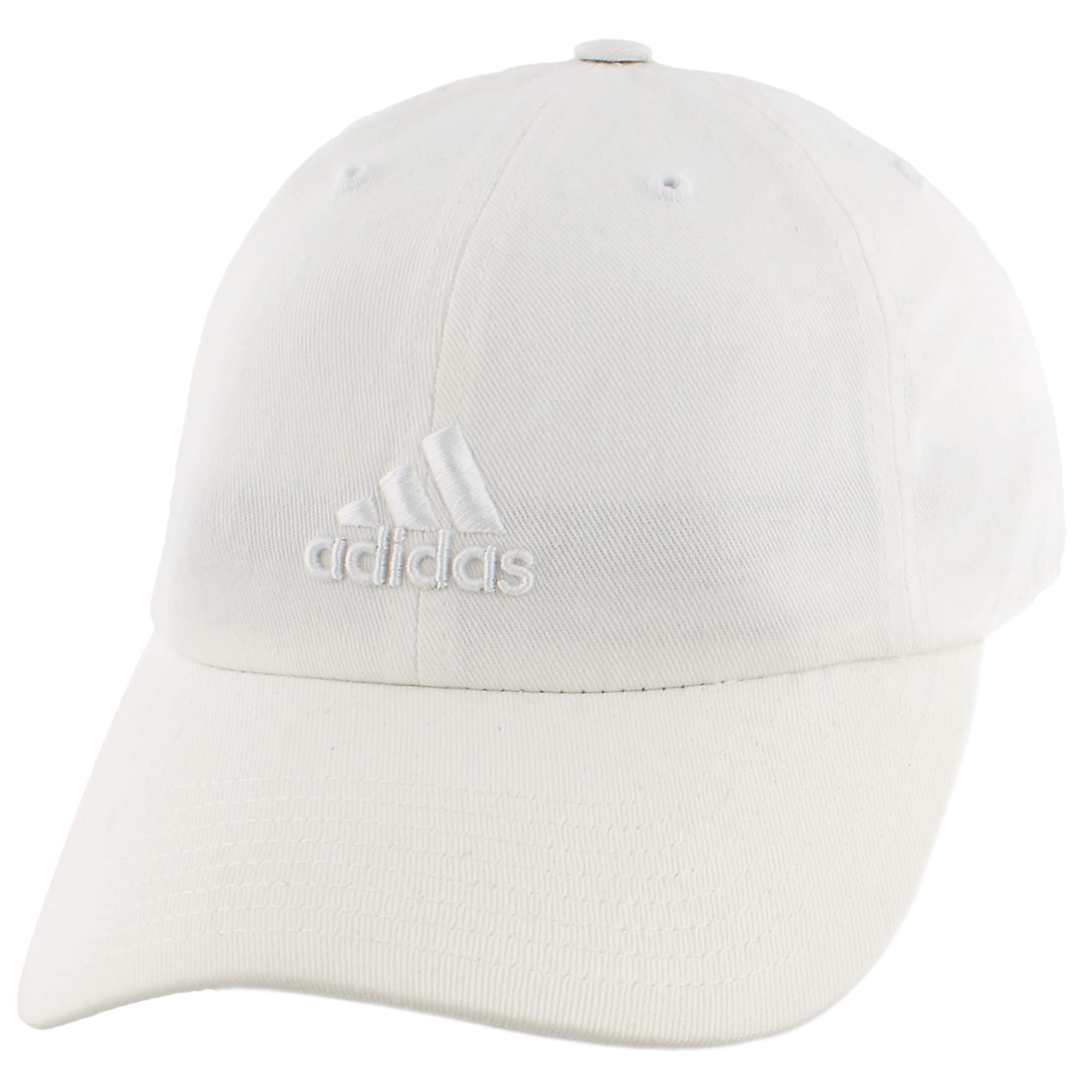 Gorra Adidas Saturday Para Mujer, Corte Holgado, Color Blanco - Venta Internacional.