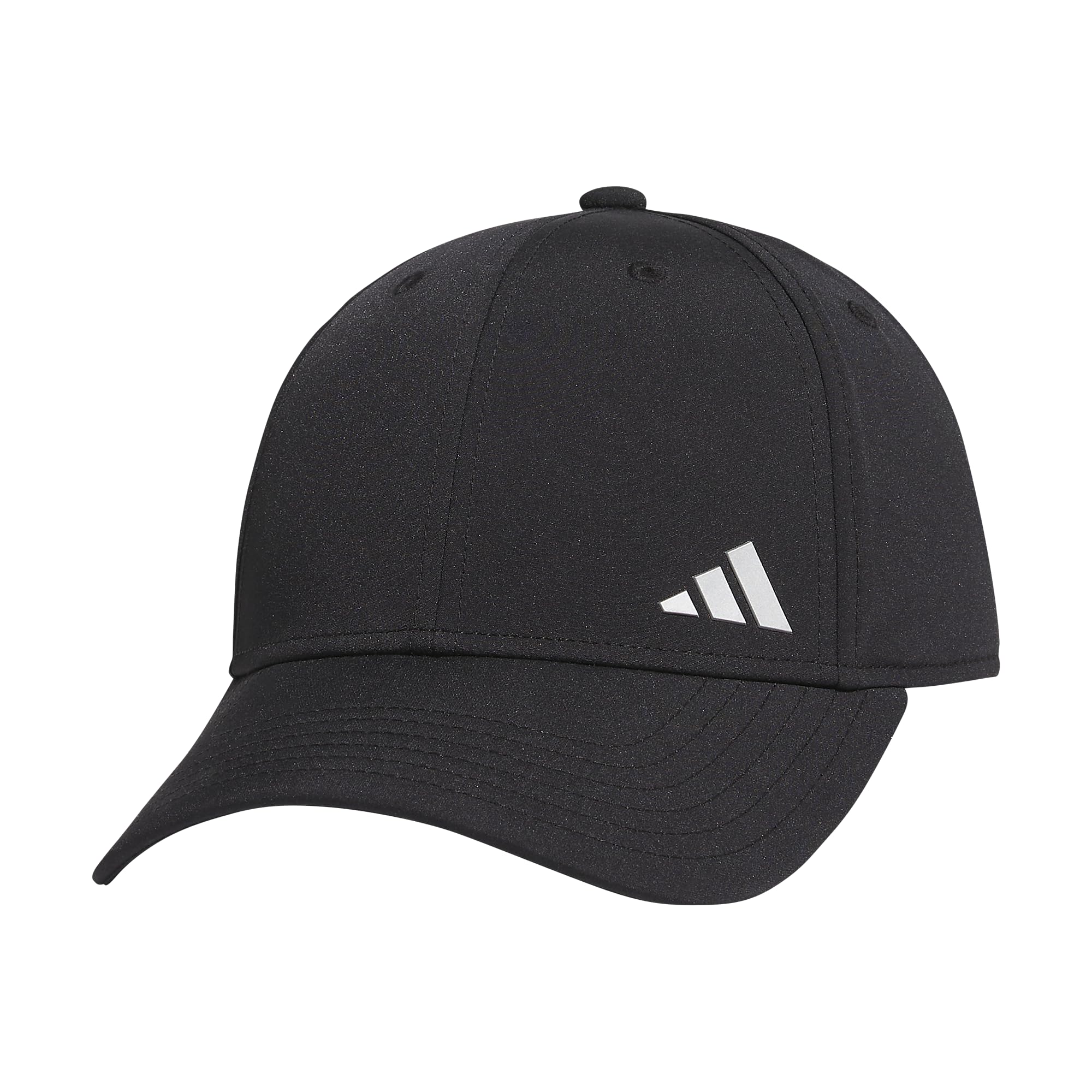 Foto 2 pulgar | Gorra De Béisbol Adidas Para Mujer Con Forma De Cola De Caballo Sin Espalda, Color Negro Y Plateado - Venta Internaci