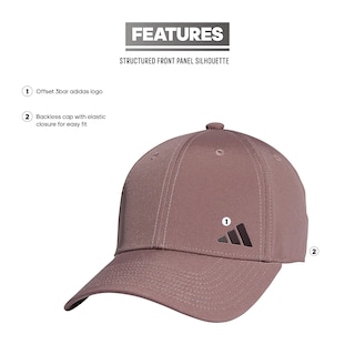 Foto 2 | Gorra De Béisbol Adidas Para Mujer Con Forma De Cola De Caballo Sin Espalda, Color Morado - Venta Internacional.