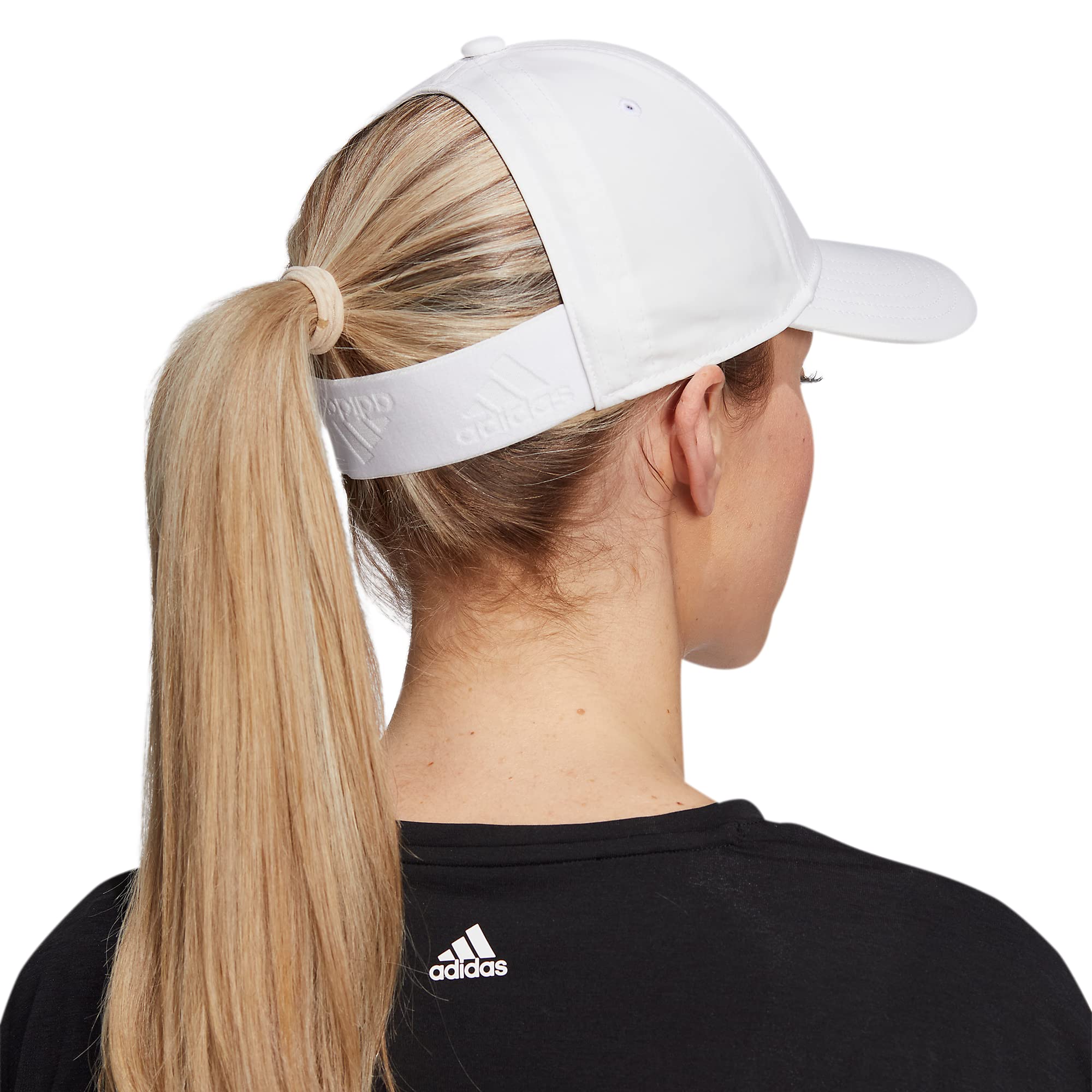 Foto 7 | Gorra De Béisbol Adidas Para Mujer Con Forma De Cola De Caballo Sin Espalda, Color Morado - Venta Internacional.