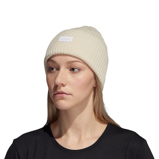 Foto 5 | Gorro Adidas Para Mujer, 10 Cm, Dobladillo, Alúmina, Color Beige/blanco - Venta Internacional.