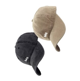 Foto 3 | Gorra De Béisbol Vintage De Algodón Con Sólido 2 Pzs, Belug Beige + Azul Marino
