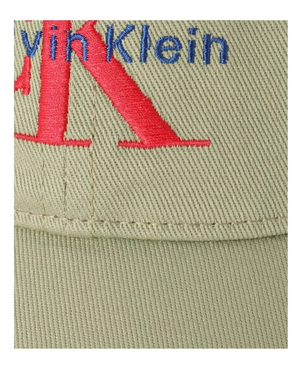 Foto 4 | Gorra Calvin Klein Verde Olivo Logo Ajustable Unisex -  Original