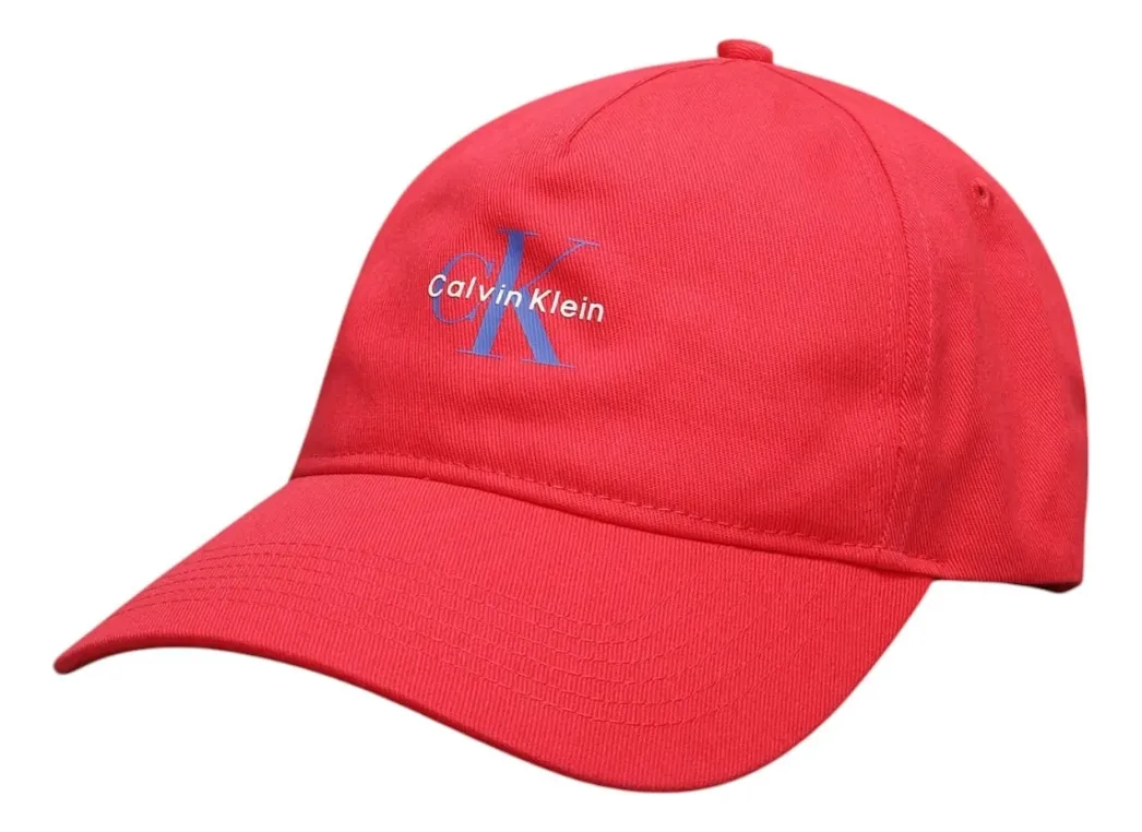 Foto 1 | Gorra Calvin Klein Ajustable Logo Color Rojo Casual Unisex - Original