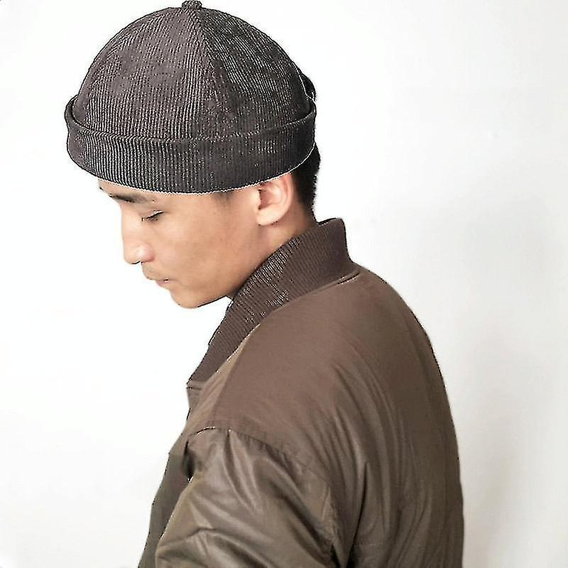 Foto 2 pulgar | Sombrero Huoguo Teergl S698 Corduroy Landlord Otoño Invierno Gris - Venta Internacional.
