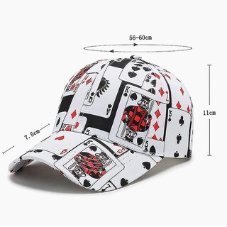 Foto 4 | Gorra De Béisbol Huoguo Street Trendy Hip Hop Gorra De Póker Color 6 - Venta Internacional.