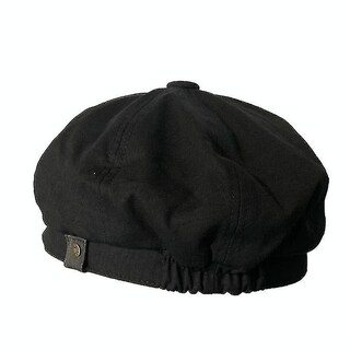 Foto 1 | Gorra Huoguo Britishretro Newsboy Gorra Octogonal Negra - Venta Internacional.