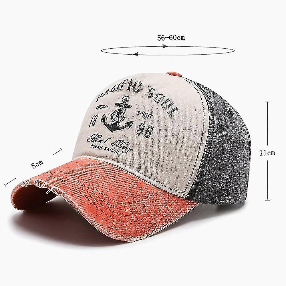 Foto 5 | Gorra De Béisbol Huoguo  Sombrero Retro Para Mujer  Con Sombrilla Para Exteriores - Venta Internacional.