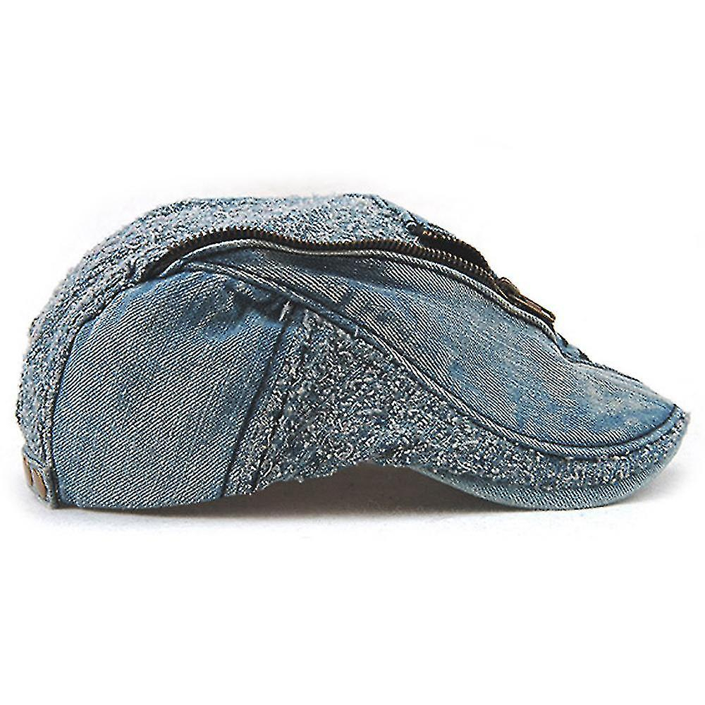 Foto 5 pulgar | Gorro De Sol Huoguo Bordado Con Pico Para Mujer  Con Cremallera  Naranja - Venta Internacional.