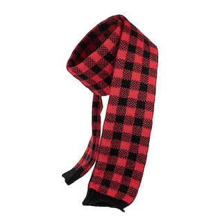 Foto 4 | Conjunto De Gorro De Invierno Huoguo De Punto A Cuadros Rojo Y Negro Unisex - Venta Internacional.