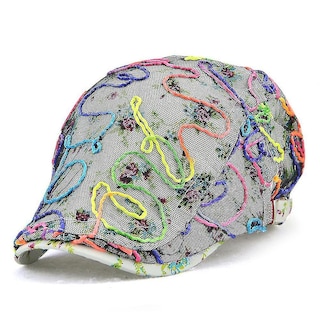 Foto 1 | Gorra Huoguo Para Mujer De Verano Casual De Sarga De Algodón Color Blanco - Venta Internacional.