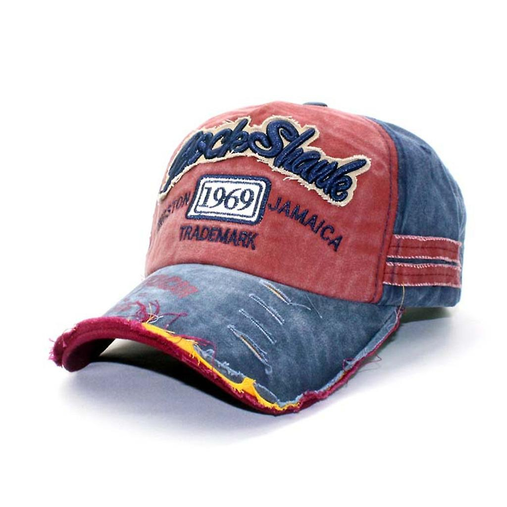 Foto 2 | Gorra De Béisbol Huoguo Vintage Denim Desgastada Para Hombre Y Mujer - Venta Internacional.