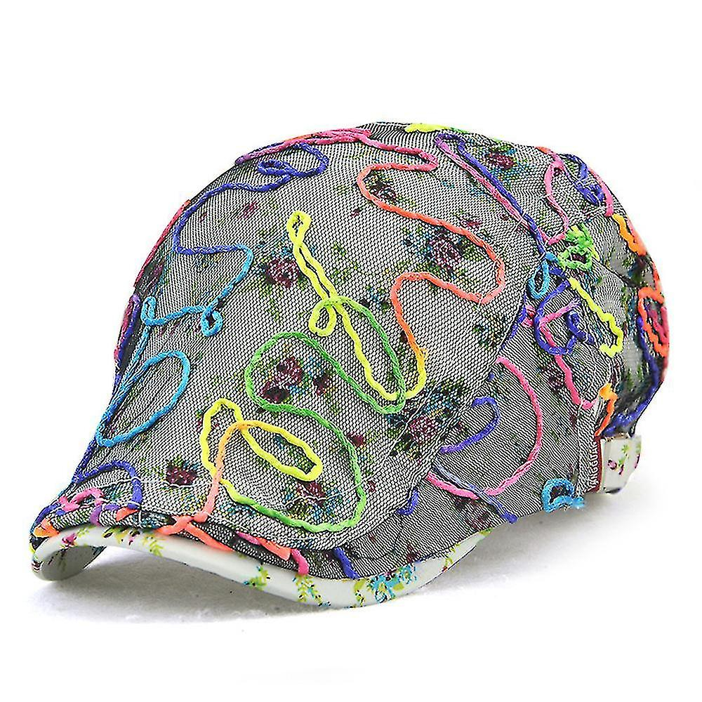Foto 2 pulgar | Gorra Huoguo Para Mujer  De Verano  Casual  De Sarga De Algodón  Color Blanco - Venta Internacional.