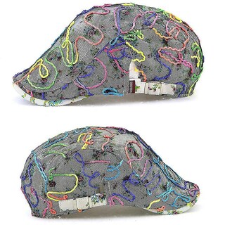 Foto 2 | Gorra Huoguo Para Mujer De Verano Casual De Sarga De Algodón Color Blanco - Venta Internacional.