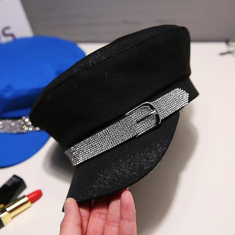 Foto 3 pulgar | Gorra Militar Huoguo  De Algodón  Estilo Marinero  De Otoño  Para Mujer - Venta Internacional.